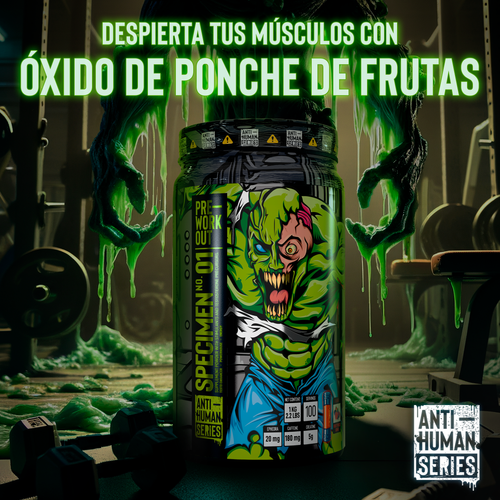 ANTI HUMAN PRE WORKOUT SPECIMEN 01 100 SERV