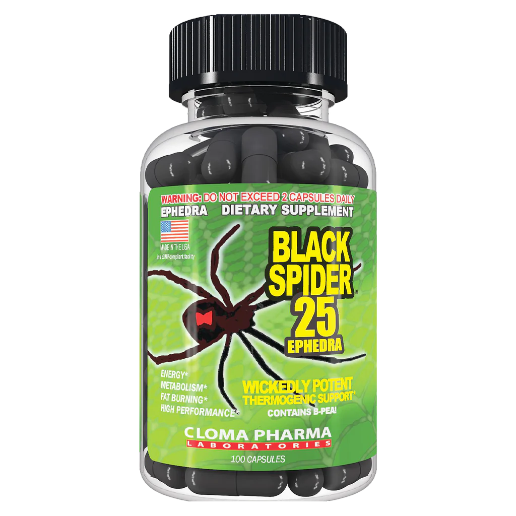 CLOMA PHARMA BLACK SPIDER 100 CAPS