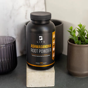 B LIFE ASHWAGANDHA ROOT POWDER 200 CAPS