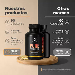 B LIFE PURE BERBERINE 90 CAPS