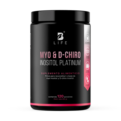 B LIFE MYO & D-CHIRO INOSITOL PLATINUM 120 SERV