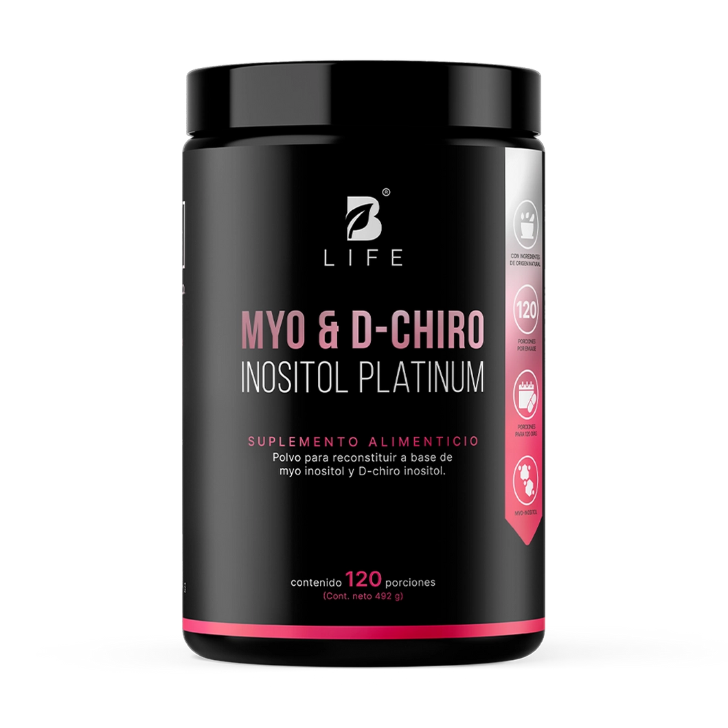 B LIFE MYO & D-CHIRO INOSITOL PLATINUM 120 SERV