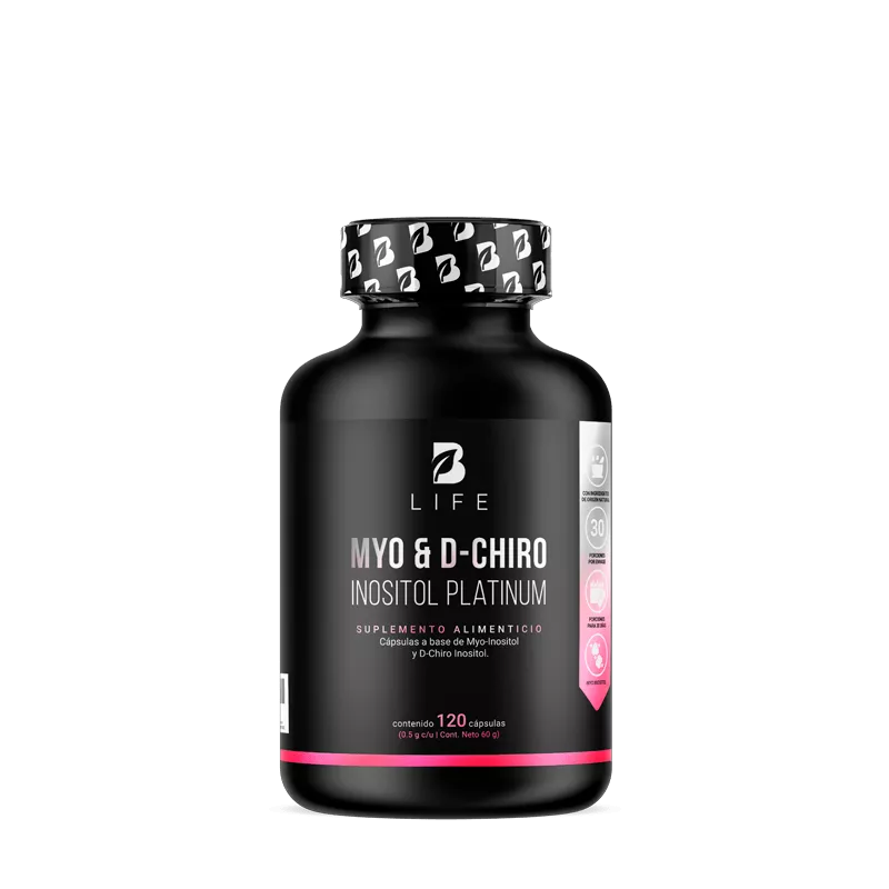 B LIFE MYO & D-CHIRO INOSITOL PLATINUM 120 CAPS