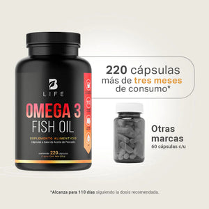 B LIFE OMEGA 3 FISH OIL 220 CAPS