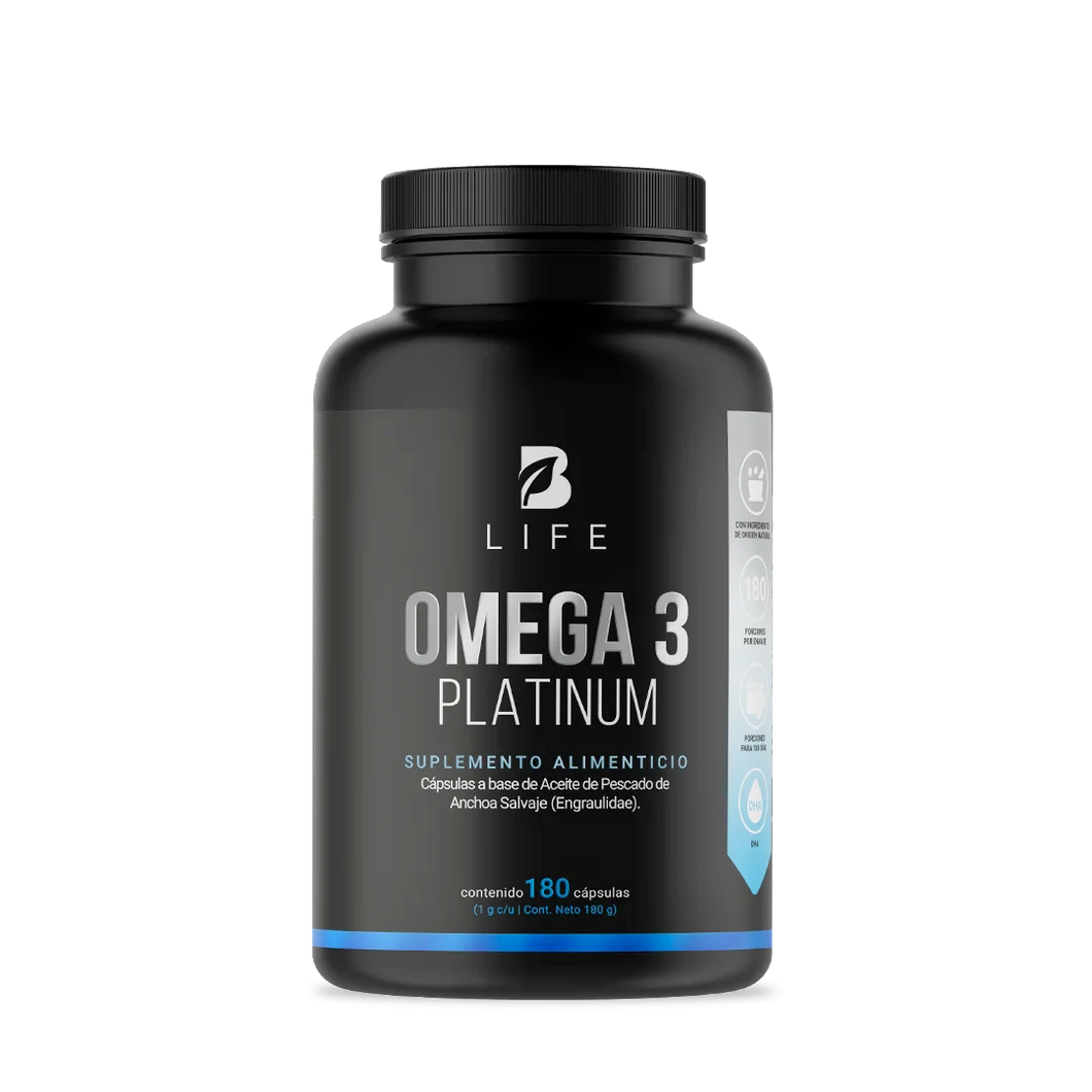 B LIFE OMEGA 3 PLATINUM 180 CAPS