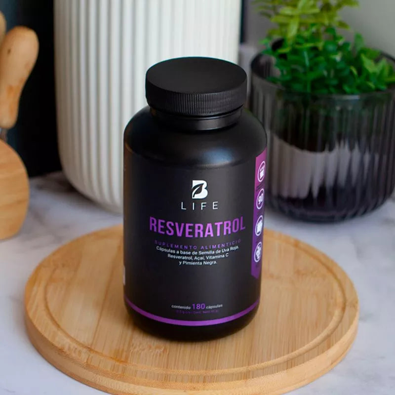 B LIFE RESVERATROL 180 CAPS