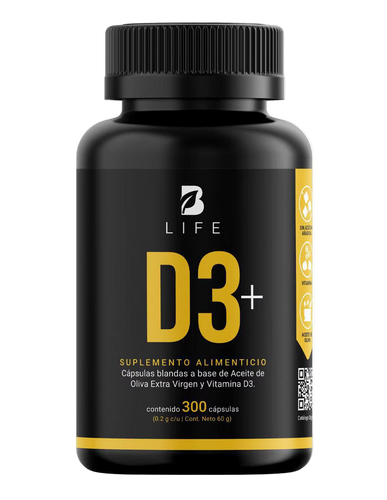 B LIFE D3 300 CAPS