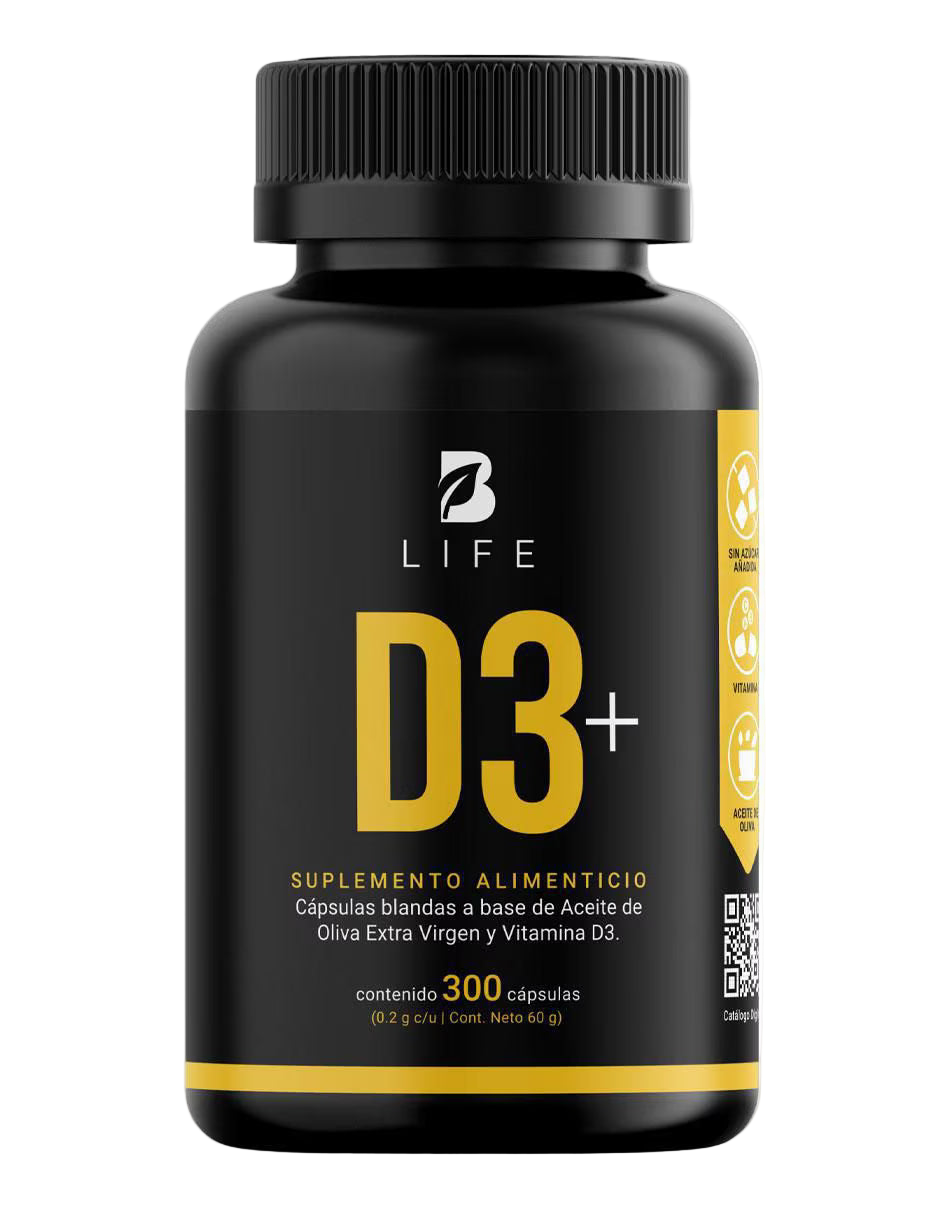 B LIFE D3 300 CAPS