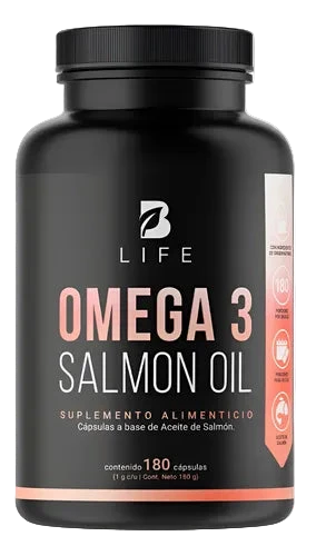 B LIFE OMEGA 3 SALMON OIL 180 CAPS