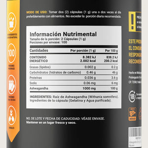 B LIFE ASHWAGANDHA ROOT POWDER 200 CAPS