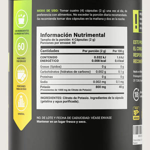 B LIFE POTASSIUM CITRATE 120 CAPS