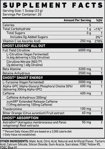GHOST LEGEND ALL OUT 20 SERV