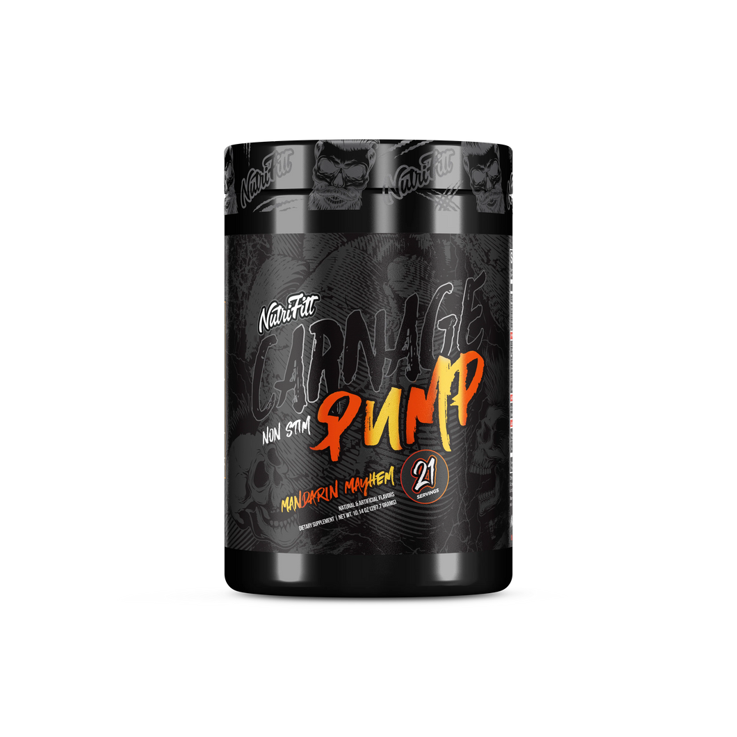 NUTRIFITT CARNAGE PUMP 21 SERV