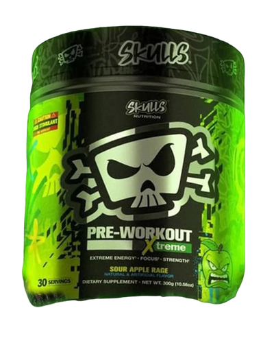 SKULL NUTRITION PRE WORKOUT XTREME 30 SERV *PROMOCION*