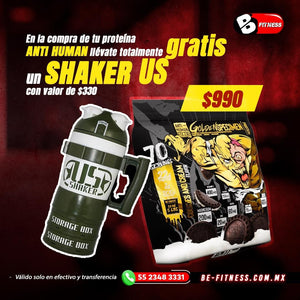 ANTI HUMAN GOLDEN SPECIMEN PROTEIN 70 SERV + SHAKER DE REGALO *PROMOCION*
